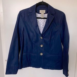 L.L. Bean blazer in blue